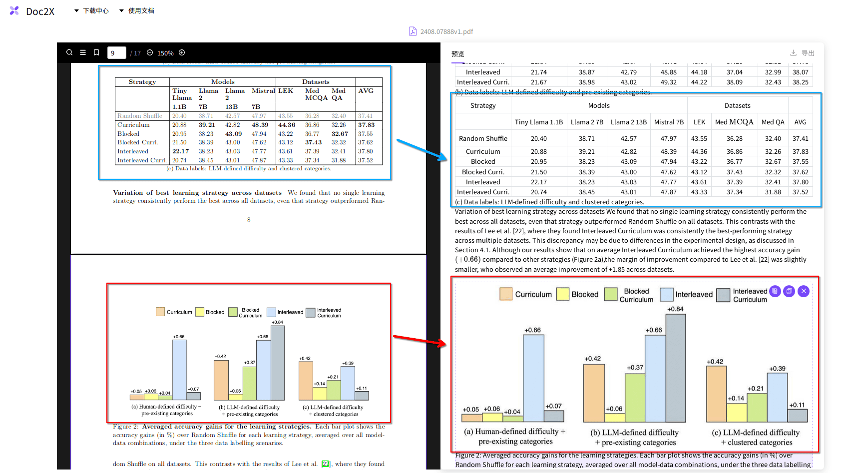 上框：作为表格识别 下框：保留图片